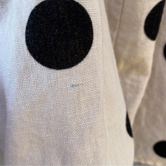 Who What Wear Black Polka Dot Blouse - Picture 3 of 11